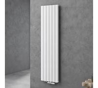 doporro Radiatore Verticale da Bagno 180x46 cm a Doppio Pannello da Parete | Acciaio al Carbonio, Pannello a Doppio Strato, Montaggio a Parete, Riscaldamento ad Acqua Calda, Funzione Portasciugamani