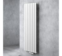 doporro Radiatore Verticale Termoarredo 160x54 cm a Pannello da Parete | Colore Bianco, Acciaio al Carbonio, Montaggio a Parete, Riscaldamento ad Acqua Calda, Funzione Portasciugamani