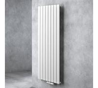 doporro Radiatore Verticale Termoarredo 160x61 cm a Pannello da Parete | Colore Bianco, Acciaio al Carbonio, Montaggio a Parete, Riscaldamento ad Acqua Calda, Funzione Portasciugamani