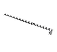 doporro Stabilizzatore per Parete in Vetro BRAM1, Barra Asta Per Box Doccia Walk In, 80-120cm Forma: Tondo