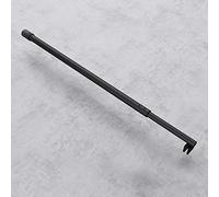doporro Stabilizzatore per Parete in Vetro BRAM1, Barra Asta Per Box Doccia Walk In, 80-120cm Forma: Tondo, Nero