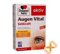 DOPPELHERZ Aktiv Augen Vital Integratore Occhi Vitamine A C E Zinco 30 Capsule
