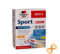 DOPPELHERZ Aktiv Sport Diretto Magnesio 300 Calcio Zinco Vitamina B 20 Bustine