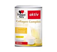 Doppelherz Collagen Complex - Polvere di Collagene - 5000 mg di collagene idrolizzato, con vitamina C, zinco e biotina - Fresco gusto limone - 40 porzioni, 300 g
