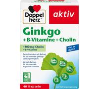 Doppelherz Ginkgo + Vitamine del Gruppo B + Colina - 20 bustine