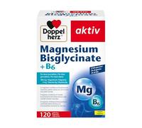 Doppelherz Magnesium Bisglycinate + B6 - Formula ad alta biodisponibilità e ben tollerata per muscoli, sistema nervoso e metabolismo energetico