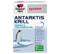 Doppelherz System Antarctic Krill Omega 3 Calcio D B1 60 Capsule