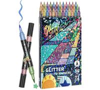 Doppelspitzen Marker Stifte Nich - Kunstmarker | Doppelspitze, Nicht Durchblutend, Farbmarker Für Künstler,für Journaling, Scrapbooking, Skizzieren, Illustrationen, Kritzeln, Schule Und Kindergarten