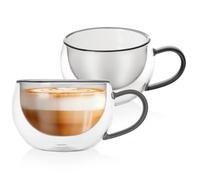 Doppelwandige Thermobecher für Kaffee und Kräutertee DOUBLE 300 ml 2 Stk.