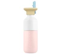 Dopper - Dopper Steel x Flip Straw - Borraccia 350 ml fuchsia/bianco