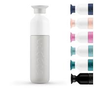 Dopper Insulated Bottiglia Termica 350ml Gentle Grey - Doppia parete, a prova di perdite, mantiene freddo 24h/caldo 9h - Borraccia acciaio inox - Thermos, tazza caffè - acqua, tè