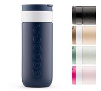 Dopper Travel Mug Tazza termica 400 ml Breaker Blue - Tazza isolante a prova di perdite per bevande gassate, 6 ore caldo/20 h freddo, 90% acciaio inox riciclato