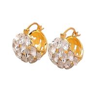 Doppi Cerchi Huggie Orecchini A Cerchio Per Le Donne Eleganti Accessori Da Sposa Alla Moda Gioielli Dichiarazione Di Usura Quotidiana Orecchini, Misura unica, come descritto, come descritto