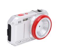 Doppi Schermi Fotocamera Digitale per Fotografia, Telecamere Vlogging WiFi 48MP da 2,8 "con Zoom Digitale 16x, Videocamera AutoFocus per Viaggi (SILVER)