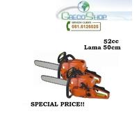 Doppia/2 pezzi Motosega/Troncarami 52cc lama 50cm - Offerta Limitata