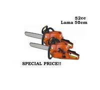 Doppia/2 pezzi Motosega/Troncarami 52cc lama 50cm - Offerta Limitata