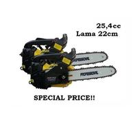 Doppia - 2 x Motosega/Troncarami 25,4cc lama 25cm Bleked Finker - ZL2500 OFFERTA