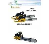 Doppia - 2 x Motosega/Troncarami 52cc lama 50cm - Mod. Yellow - OFFERTA
