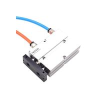 Doppia asta TN tipo cilindro pneumatico aria 20 mm foro 10 mm 16 mm 20 mm 25 mm 32 piccola lega di alluminio Hub 30 35 40 45 50 60 70 75 mm (stroke 100 mm, Bore 10)