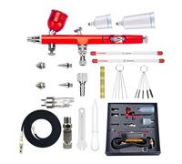 Doppia Azione Modello Aerografo Multiuso Gravitazionale Feed Spray Set Per Spray Trucco Arte Artigianato Tatuaggio Torta Multifunzionale Handheld Kit