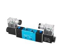 Doppia bobina pilotata elettrica 2 posizione 5 vie elettrovalvola pneumatica (4V220-08 AC220V)