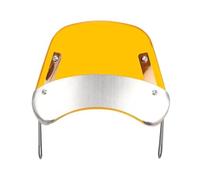 Doppia Bolla Deflettore Vento Per Zephyr 750 Per W650 Per W400 Accessori Per Moto Parabrezza Spoiler Parabrezza Per Moto(Amber)