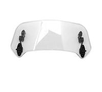 Doppia Bolla Parabrezza Per Per R1200GS Per F800GS Parabrezza Trasparente Universale Per Moto Morsetto Per Estensione Spoiler Per Parabrezza Variabile Deflettore Moto