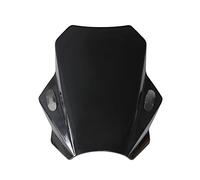 Doppia Bolla Parabrezza Moto Parabrezza Parabrezza Universale per Benelli per Leoncino 250 500 BN125 BN300 BN302 BN302S 502C Moto Cupolino Parabrezza (Colore : Nero)