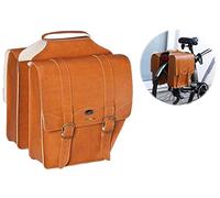 Doppia Borsa Portapacchi Bauletto Montegrappa Cruiser MOD. 0018 - Alta qualità - Made in Italy - Miele