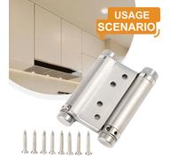 Doppia cerniera a molla ad apertura per porte versatili ed esteticamente gradevo