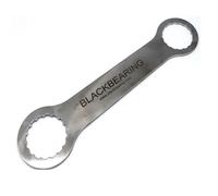 Doppia chiave per il movimento centrale Black Bearing Bottombracket 16 cannelures Argenté
