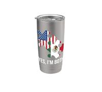 Doppia cittadinanza USA-Messico Bicchiere termico in acciaio inox doppia parete