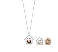Doppia Collana Donna KIDULT FAMILY 751120 Acciaio Rosè Casa Home F.P.