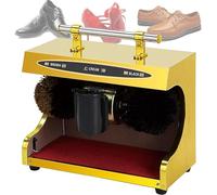 Doppia Combinmacchina Elettrica per Lustrascarpe per Uso Domestico Piccola Macchina per Lucidascarpe Elettrica Automatica Lucidatrice per Scarpe in Titanio Elettrica Pubblica per Family Hot, A