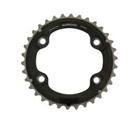 Doppia corona esterna MTB origine Shimano 4BRA XT M8000 11V. Noir