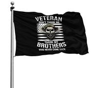 Doppia Cucitura Bandiera Pirata Con Occhielli Flags Veteran Don'T Thank Me Thank My Brothers Us Veterans Day 90X150Cm Bandiere Da Balcone Per Balcone Ristoranti Celebrazione