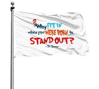 Doppia Cucitura Bandierine Durevole Bandiera Pirata Why Fit In When You Were Born To Stand Out 90X150Cm Flags Per Conferenza All'Aperto Esterno