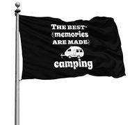 Doppia Cucitura Bandierine Resistente Allo Scolorimento Bandiera Pirata The Best Memories Are Made Camping 90X150Cm Flags Per Celebrazione Balcone Decorazione