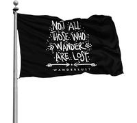 Doppia Cucitura Bandierine Rinforzo Bandiera Pirata Women Not All Who Wander Are Lost 90X150Cm Flags Per Ristoranti Parata Bar
