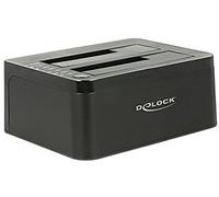 Doppia docking station USB 3.0 Delock per 2 x HDD/SSD SATA con funzione clone