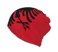 Doppia Faccia Albania Bandiera Completa Multifunzionale Berretto Sportivo Sciarpa Collo Doppio Strato Alta Elasticità Fascia Magica Spirale Aperta Spirale Aperta Traspirante Tutte Stagioni Sport