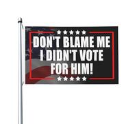 Doppia faccia Bandiera da giardino Don't Blame Me I Didn't Vote for Flag Resistente alle intemperie Bandiera con occhielli in metallo 3x5 Ft per Decorazioni per giardino,Decorazioni percortile