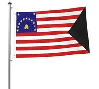 Doppia faccia Bandiera da giardino Nauvoo Legion Cavalry Guidon (Probable) Flag Resistente alle intemperie Bandiera in poliestere 3x5 Ft per Decorazioni perpatio,Feste e celebrazioni