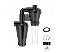 Doppia filtrazione - Aspiratore di polvere a ciclone da 50 mm/2 pollici Turbo Doppia filtrazione for lavorazione del legno - Cartuccia separatore di potenza industriale (un set di filtrazione)(A set o