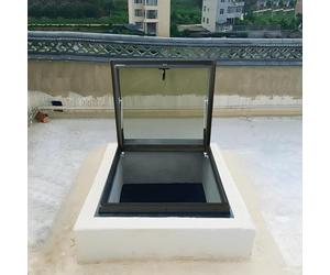 Doppia finestra di sicurezza per lucernario, 60 x 75 cm, per corridoi, verande e scale, ideale per una maggiore luce naturale e sicurezza nella tua casa