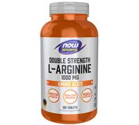 Doppia Forza L-Arginina 1000mg 180 Compresse Aminoacido Now Foods Kosher/Vegan