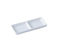 Doppia immersione ciotole salsa ciotole piatto salsa di soia due compartimenti for Seasoning, Appetizer, Vinegar, Ketchup