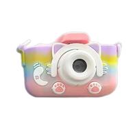 Doppia lente portatile, senza Memory Card Rainbow, Without Memory Card N | Doppio obiettivo per scattare foto e video, adorabile design a forma di animale giocattolo, dimensioni compatte