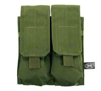 Doppia Mag Magazine Pouch Molle Modulare Esercito Airsoft Combattimento Di Oliva