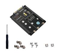 Doppia Modalità B Chiave E MSATA A SATA3.0 Adattatore Convertitore Scheda di Conversione Per Unità Disco Solido Adattatore di Installazione Disco Solido